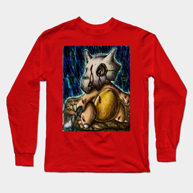 In the Rain Long Sleeve T-Shirt by Saquanarts